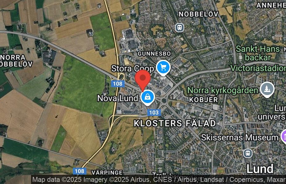 Händelseplats, Google Maps