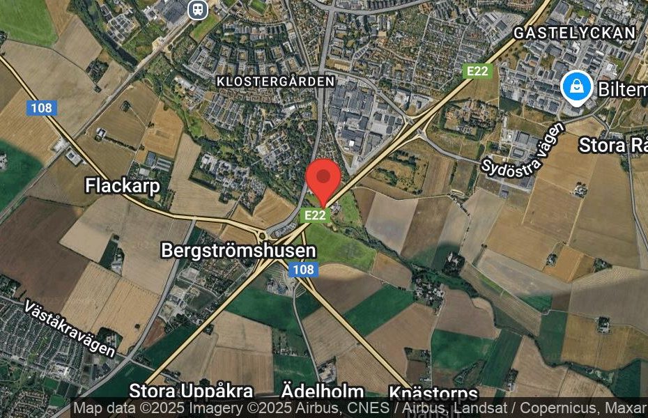 Händelseplats, Google Maps