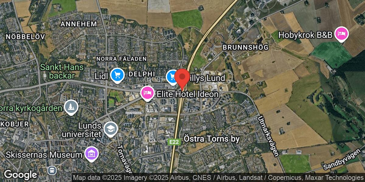 Händelseplats, Google Maps