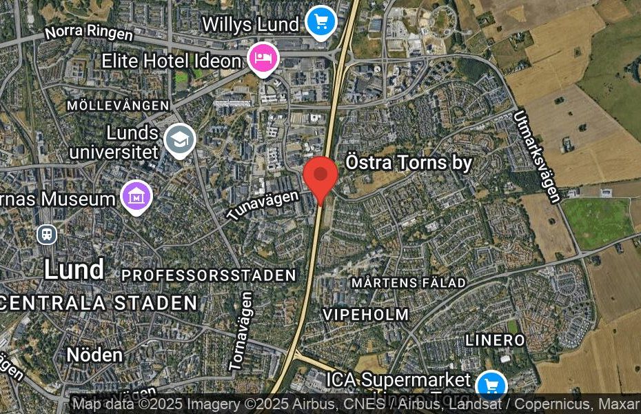 Händelseplats, Google Maps