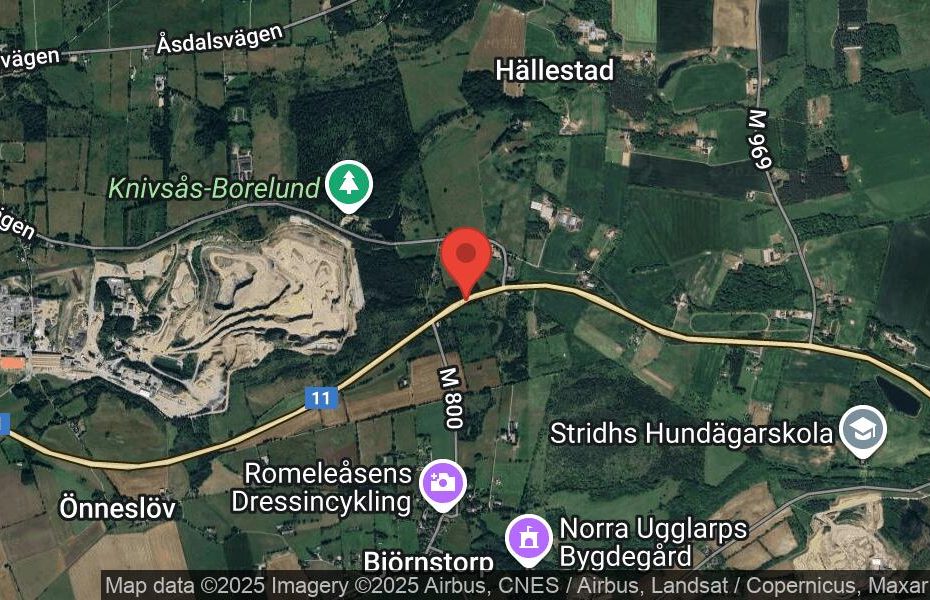 Händelseplats, Google Maps