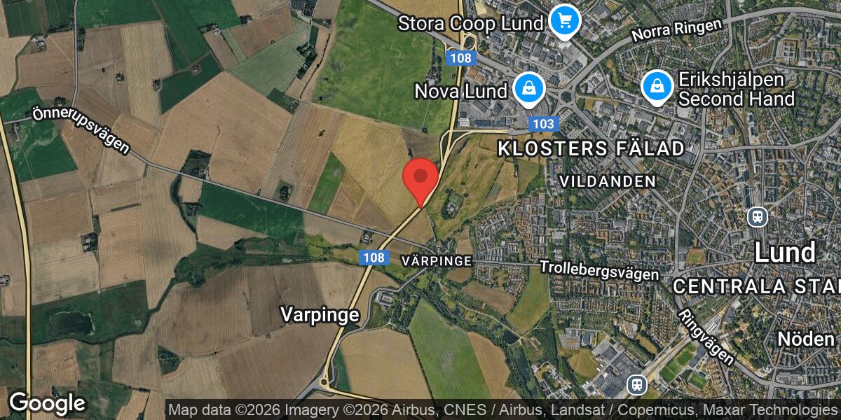 Händelseplats, Google Maps